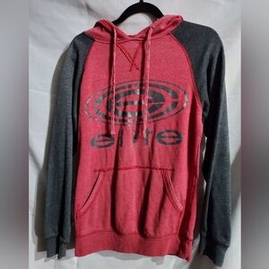 District Elite Red and Gray Hoodie